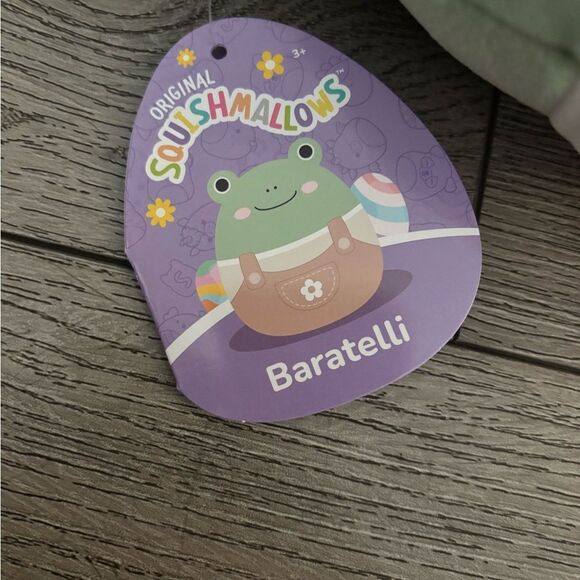 Squishmallows Green and Pink Frog Plush Toy - Picture 4 of 4